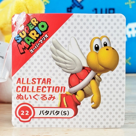 All Star Collection RED KOOPA PARATROOPER 6" #22 Nintendo Gaming Plush Toy NWT - Picture 10 of 12